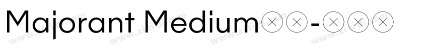 Majorant Medium字体字体转换